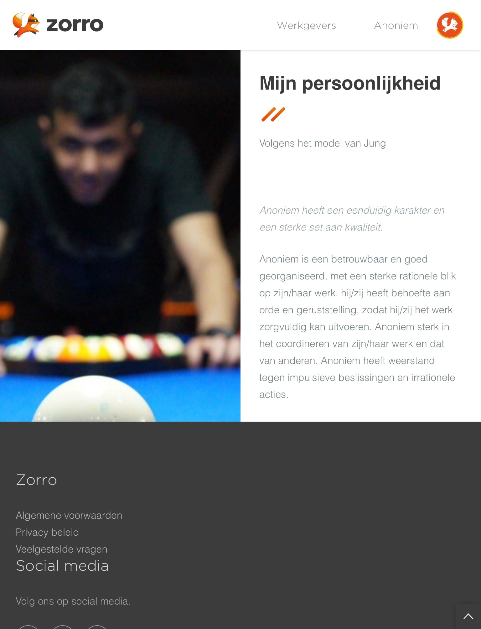 Ontdek de persoonlijkheid